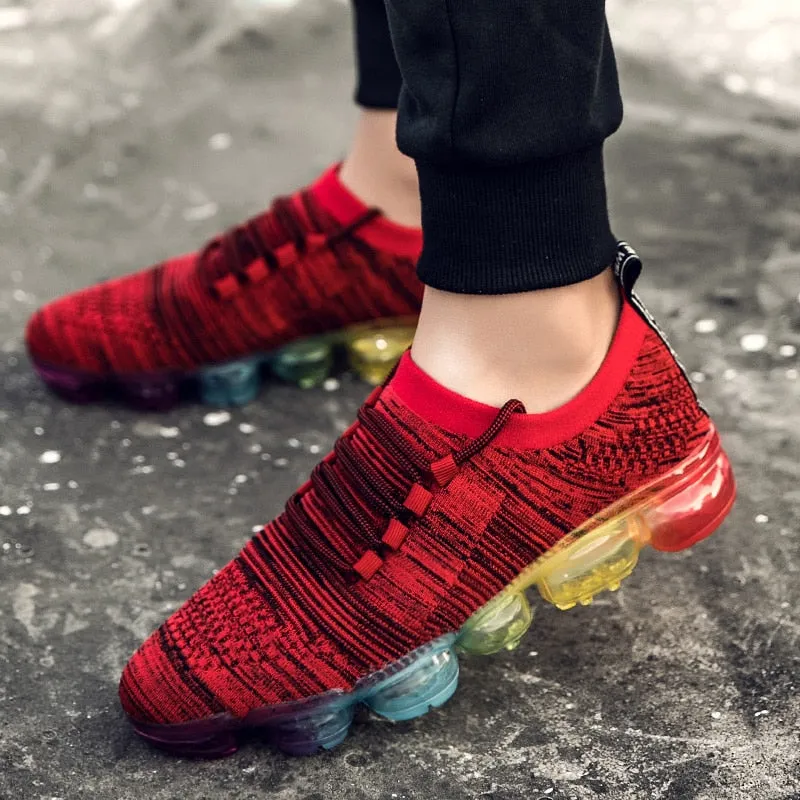 Air cushion shoes Korean men's casual sports shoes outdoor non-slip shock absorption large size men's shoes