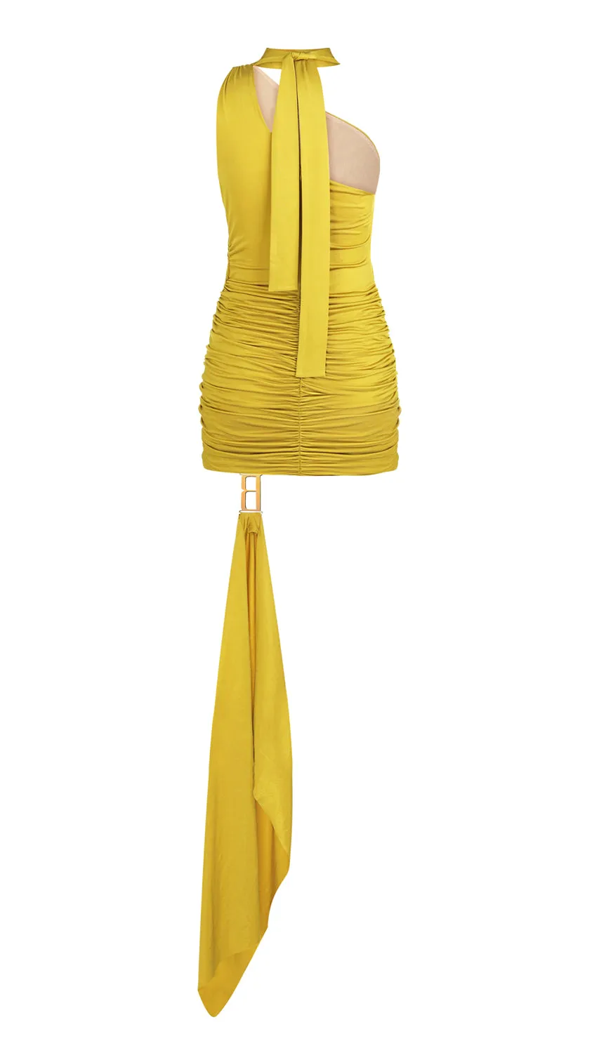 B-dress in Gold Olive