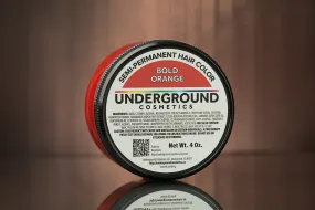 Bold Orange Semi-Perm Hair Color