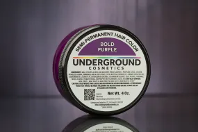 Bold Purple Semi-Perm Hair Color
