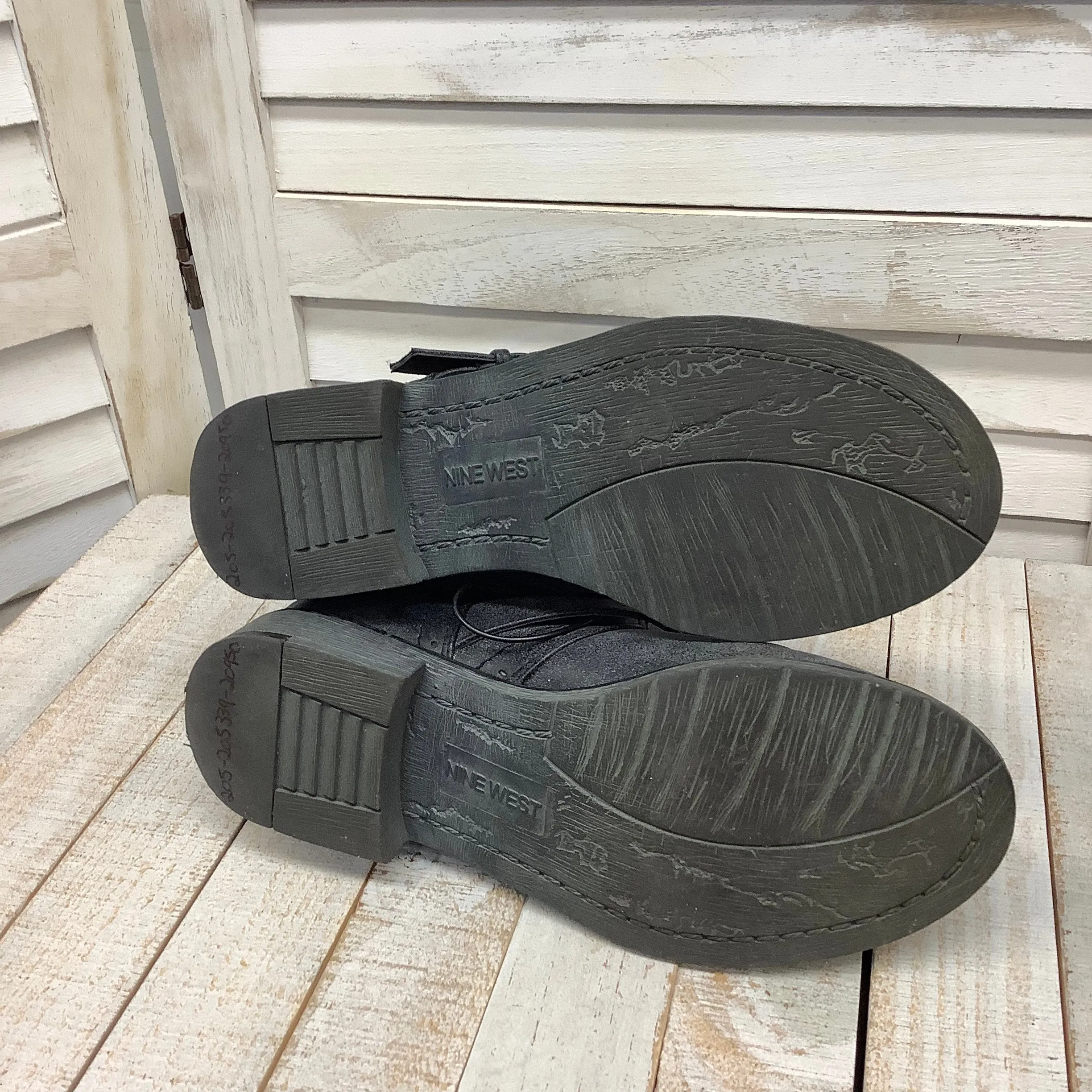 Boots Ankle Flats By Nine West  Size: 5.5