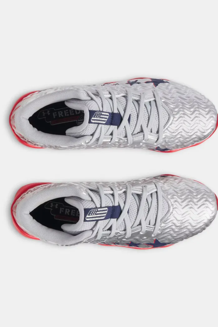 Boys' UA Spotlight Hammer Jr. USA Football Cleats