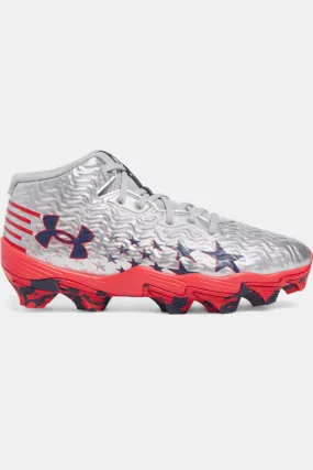 Boys' UA Spotlight Hammer Jr. USA Football Cleats