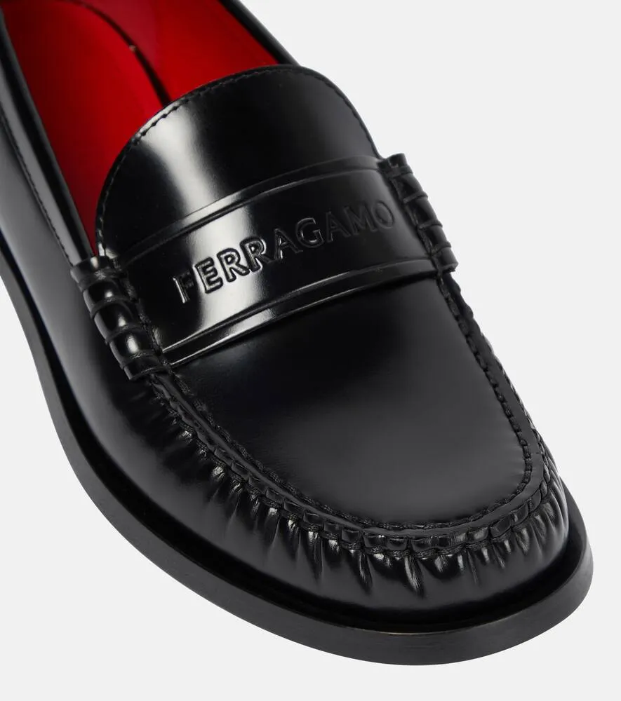 Ferragamo Irina leather loafers