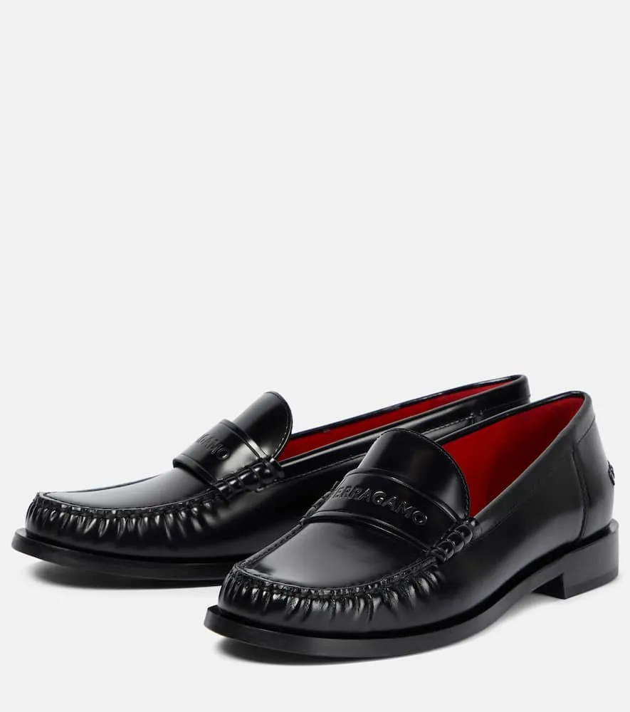 Ferragamo Irina leather loafers