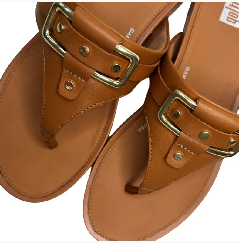 FitFlop Gracie Buckle Leather Toe Post