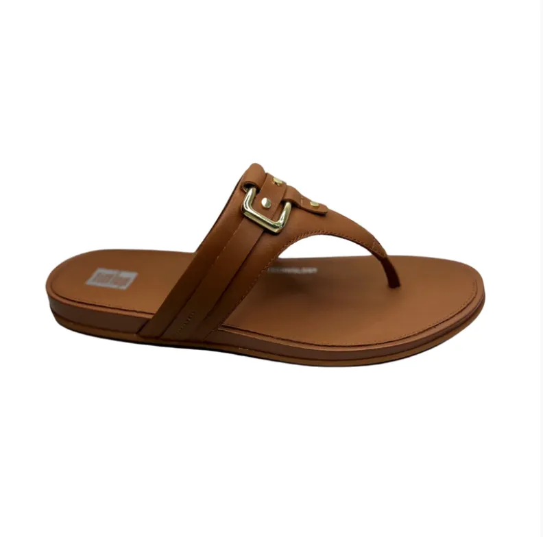 FitFlop Gracie Buckle Leather Toe Post