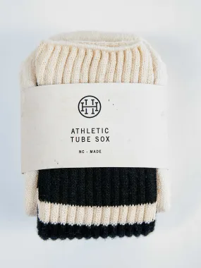 HH Classic Tube Sox - Natural/Black (Single Pair)