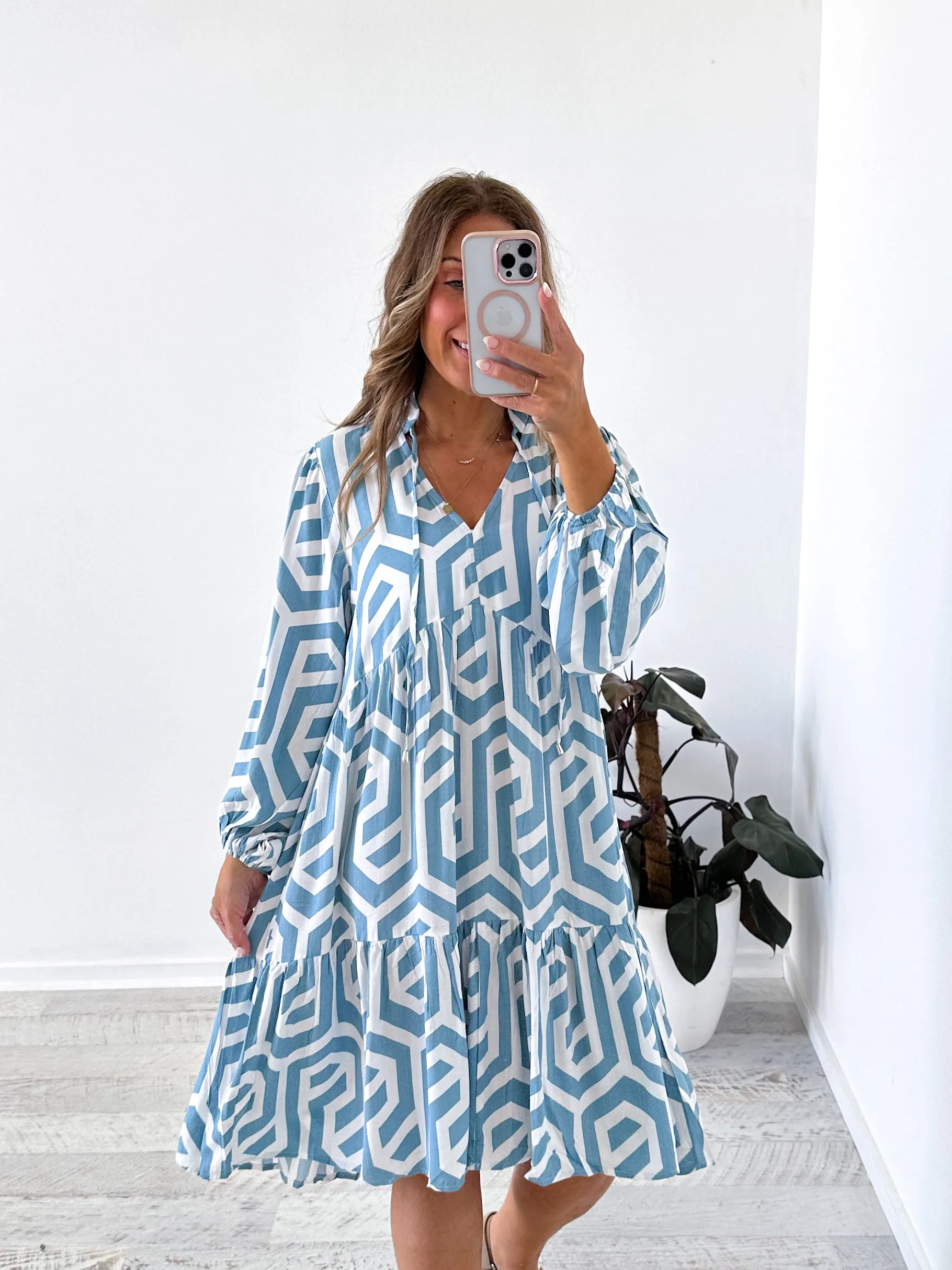 Hudson Dress - Blue