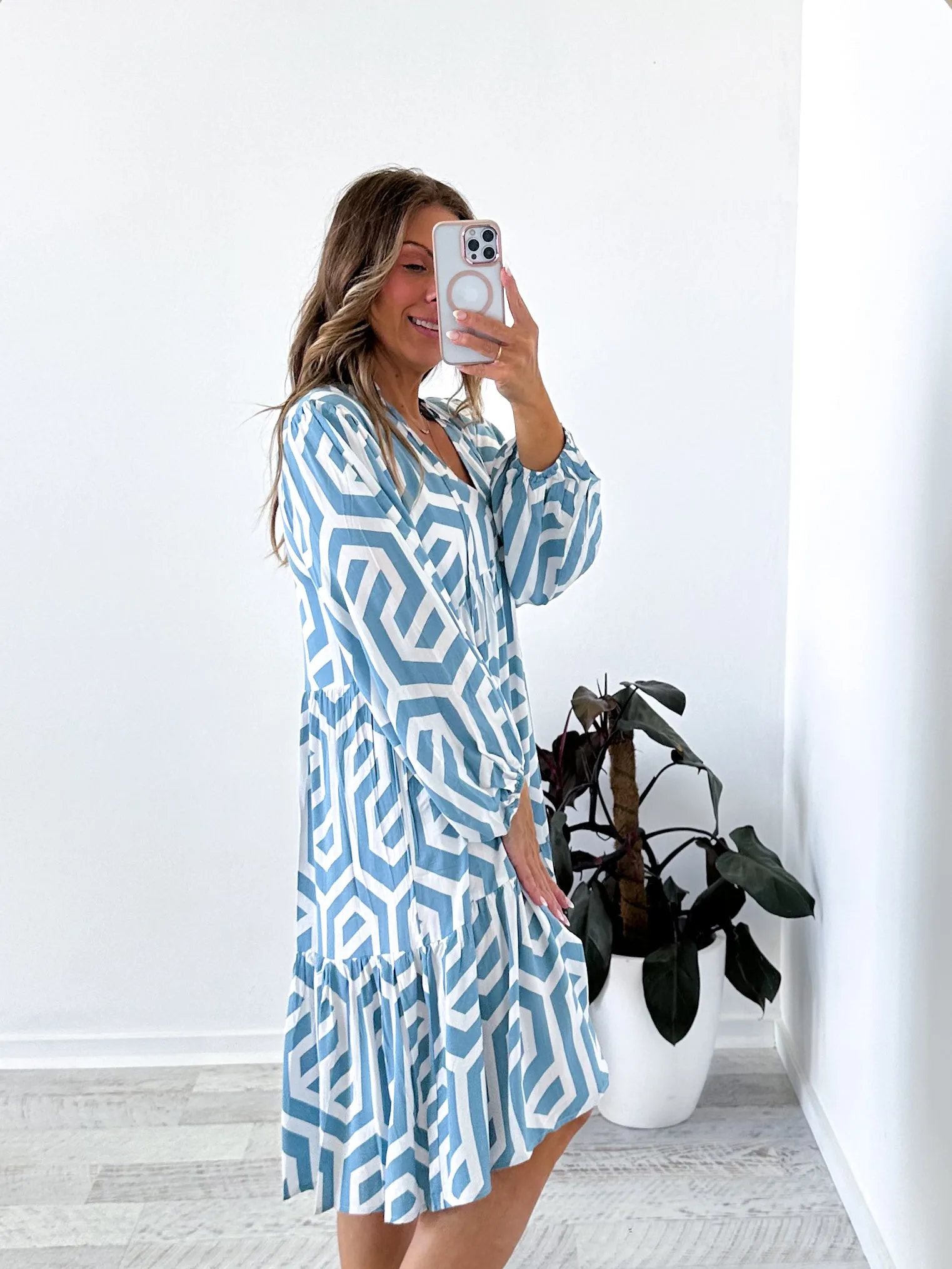 Hudson Dress - Blue