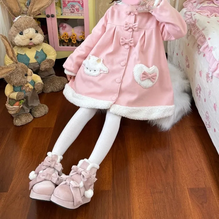 Kawaii Thick-Soled Lolita Snow Boots