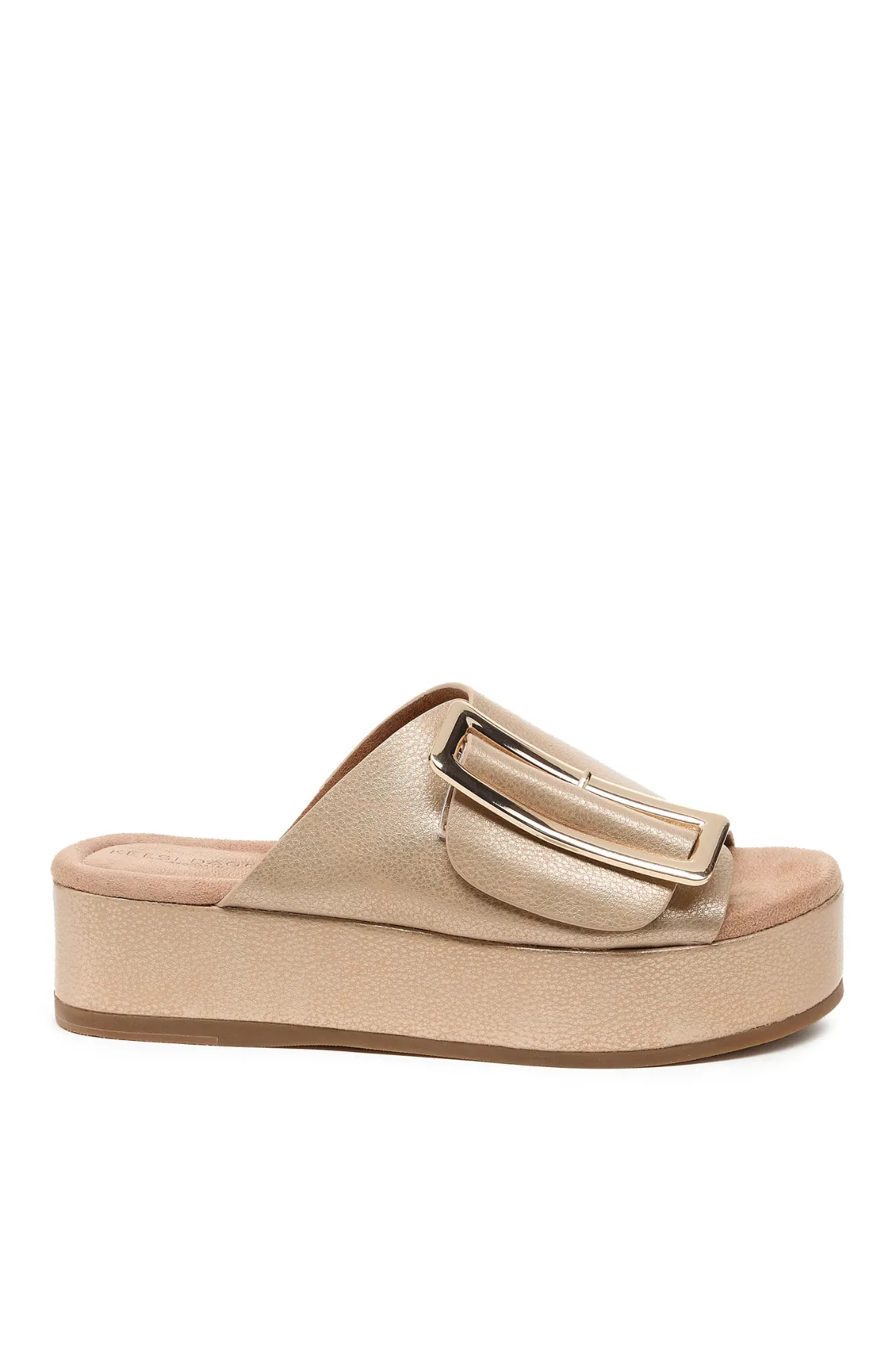 Kelsi Dagger Dover Chai Metallic Platform Sandals