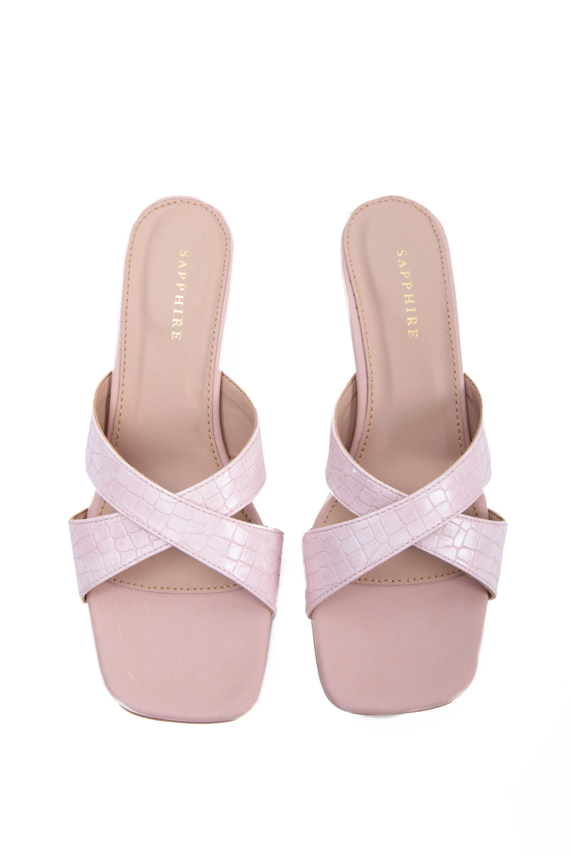 Pink Block Heels
