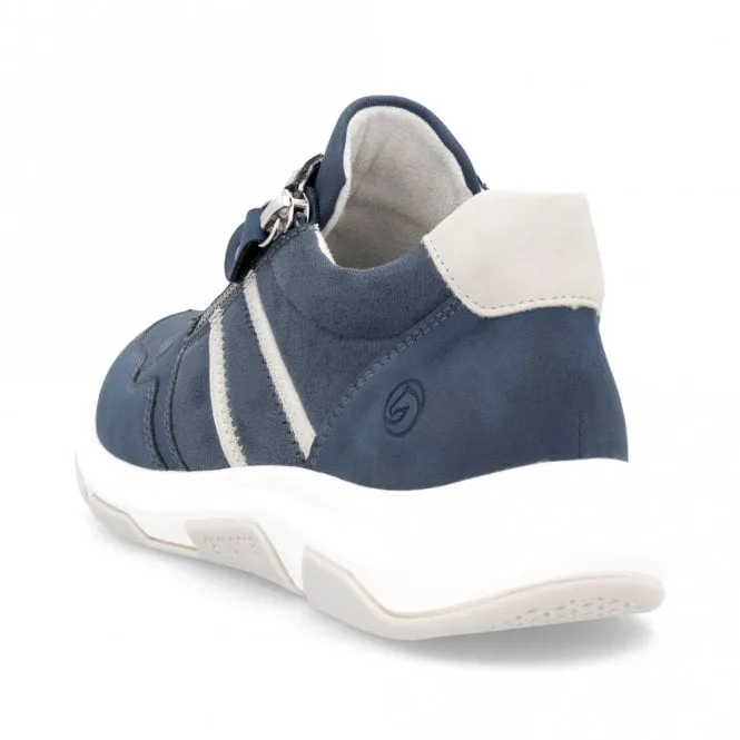 Remonte - D1S04-14 - Blue Zip Up Trainer