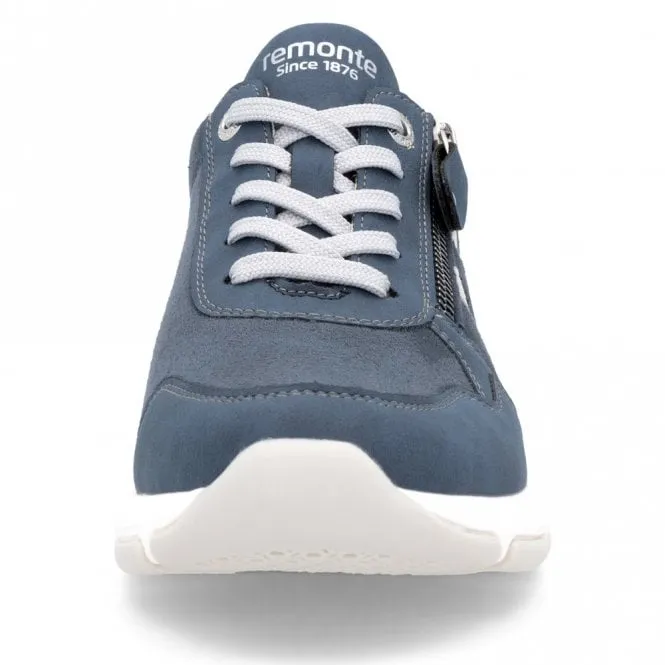 Remonte - D1S04-14 - Blue Zip Up Trainer