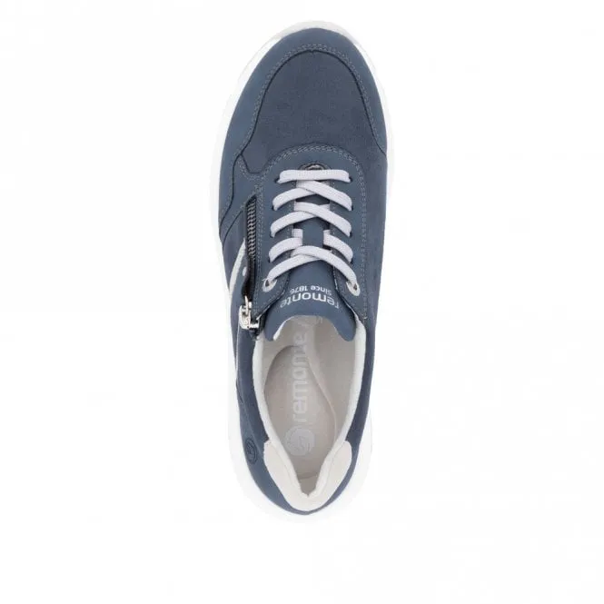 Remonte - D1S04-14 - Blue Zip Up Trainer