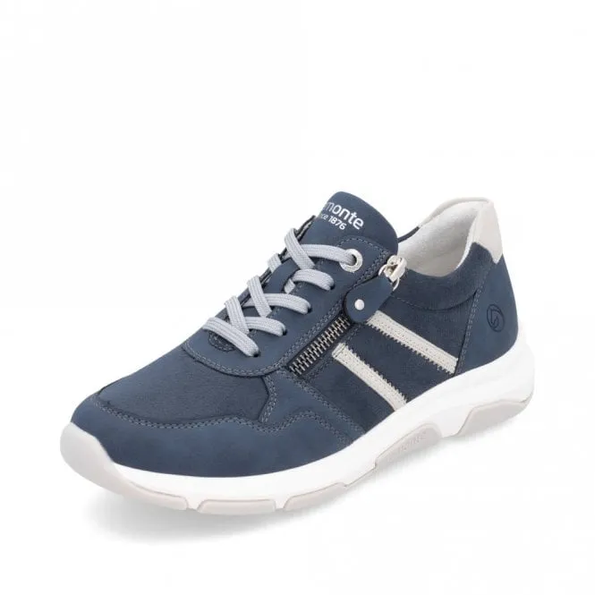 Remonte - D1S04-14 - Blue Zip Up Trainer