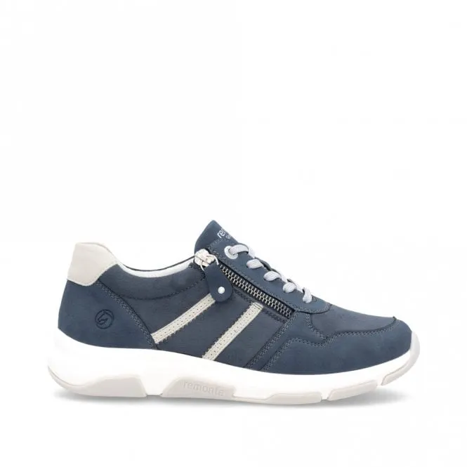Remonte - D1S04-14 - Blue Zip Up Trainer