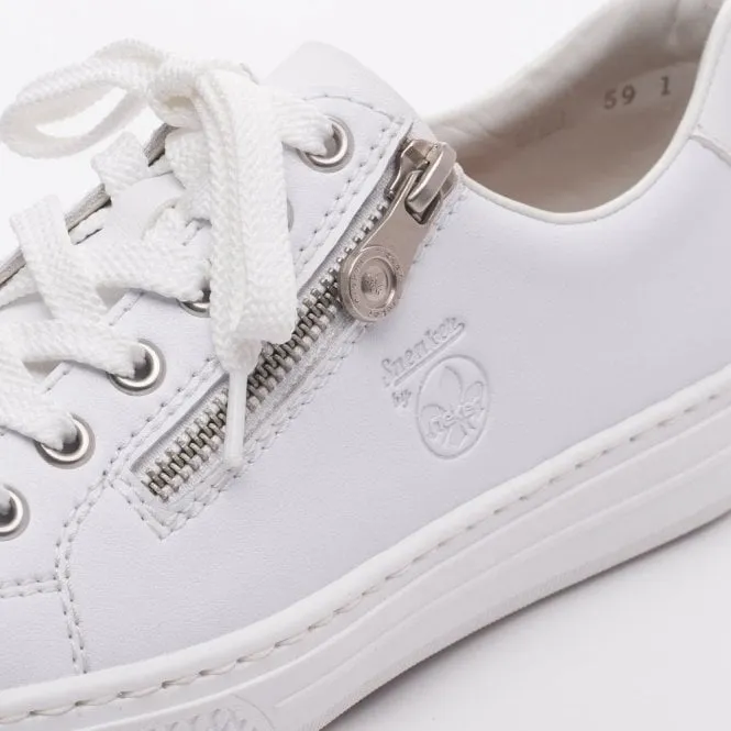 Rieker - L59L1-83 - White Lace Up