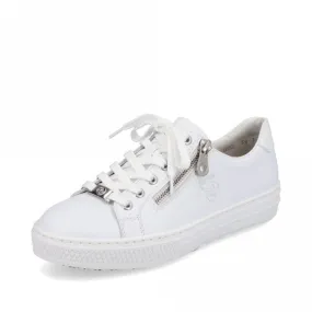 Rieker - L59L1-83 - White Lace Up