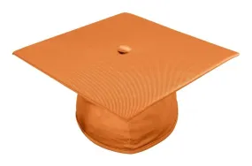 Shiny Orange Bachelors Graduation Cap - College & University
