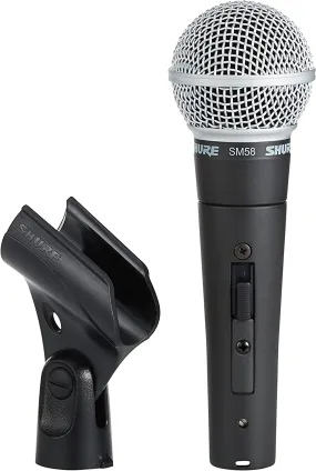 Shure SM58SE, Cardioid Dynamic Vocal Microphone
