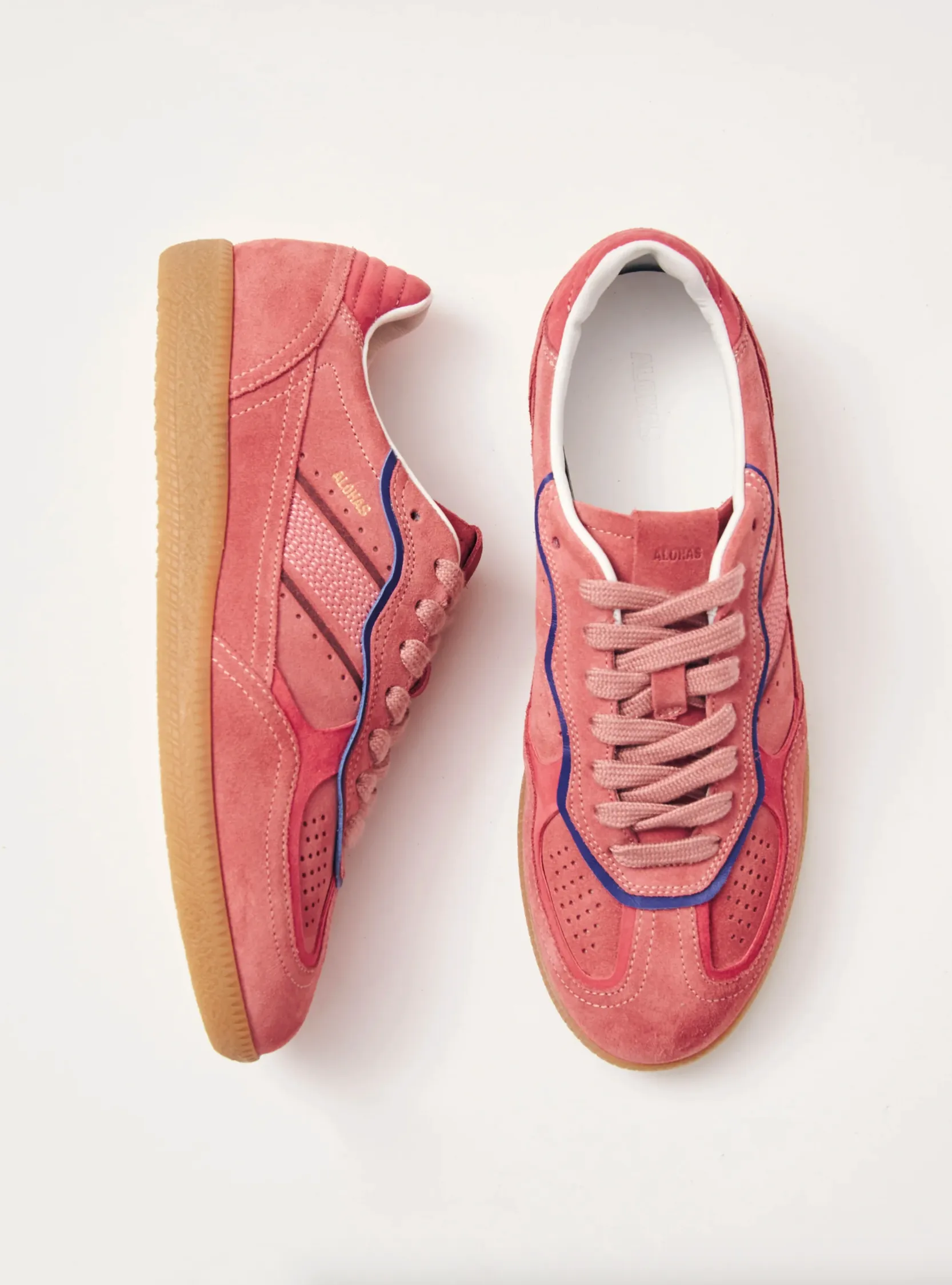 Tb.490 Rife Pink Leather Sneakers