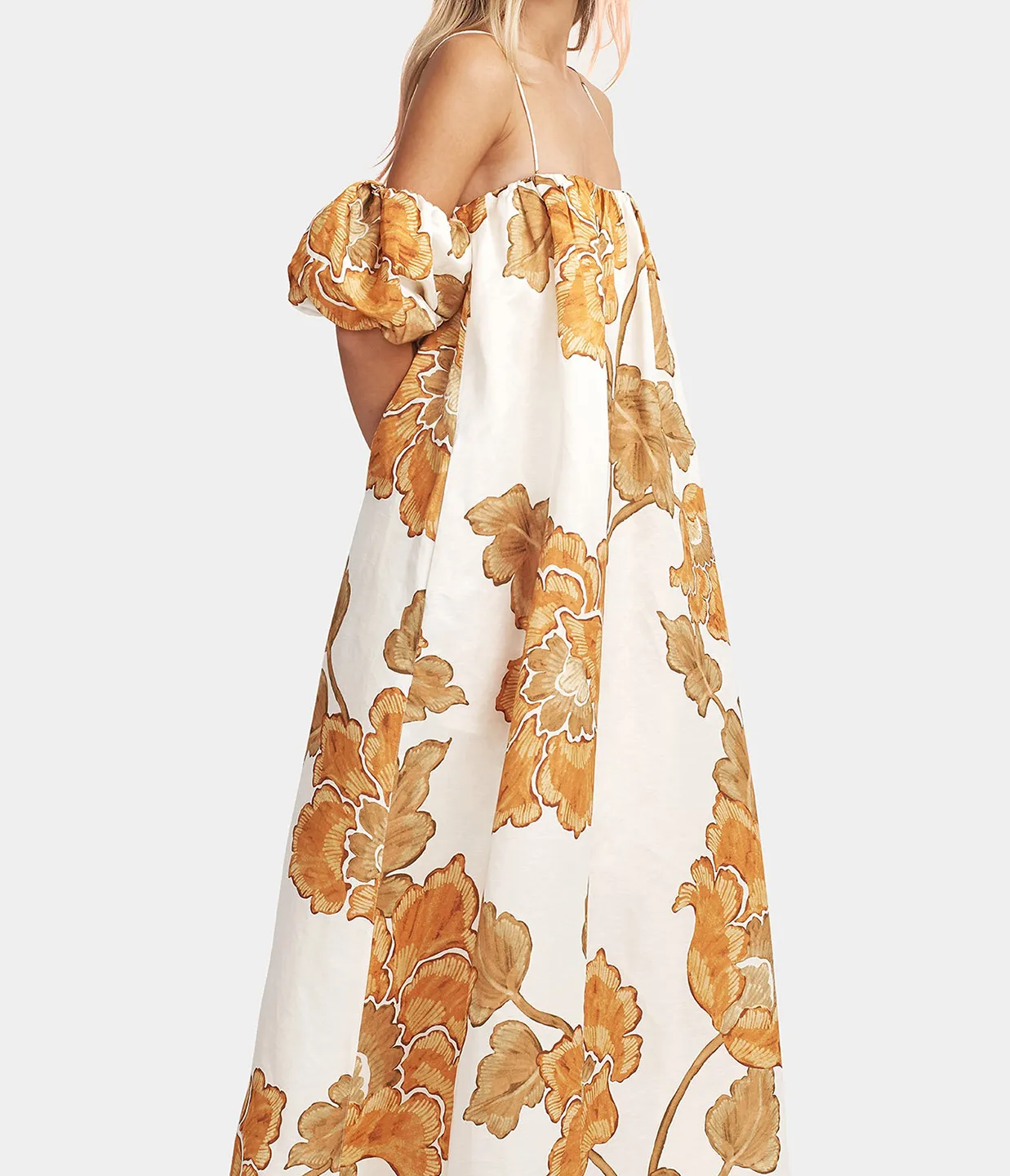 Vetiver Dress in Sunshine Bloom