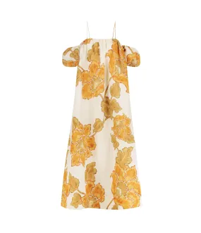 Vetiver Dress in Sunshine Bloom