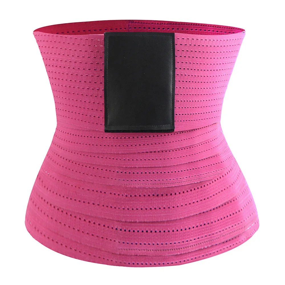 Waist Trimmer Tummy Wrap Breathable Mesh Waist Trainer Belt- One Size Fit All