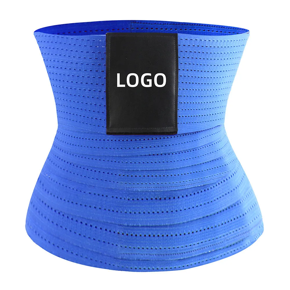 Waist Trimmer Tummy Wrap Breathable Mesh Waist Trainer Belt- One Size Fit All