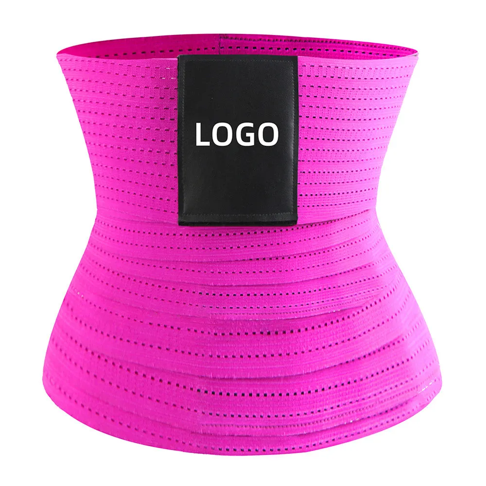 Waist Trimmer Tummy Wrap Breathable Mesh Waist Trainer Belt- One Size Fit All