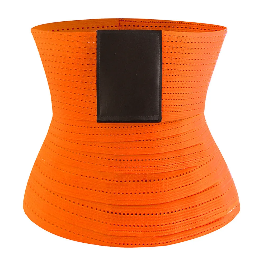 Waist Trimmer Tummy Wrap Breathable Mesh Waist Trainer Belt- One Size Fit All