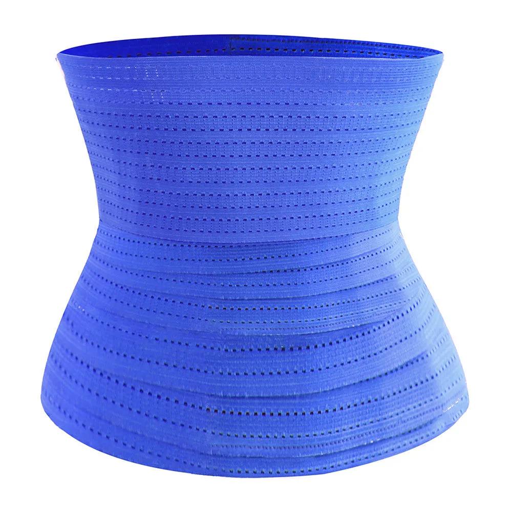 Waist Trimmer Tummy Wrap Breathable Mesh Waist Trainer Belt- One Size Fit All