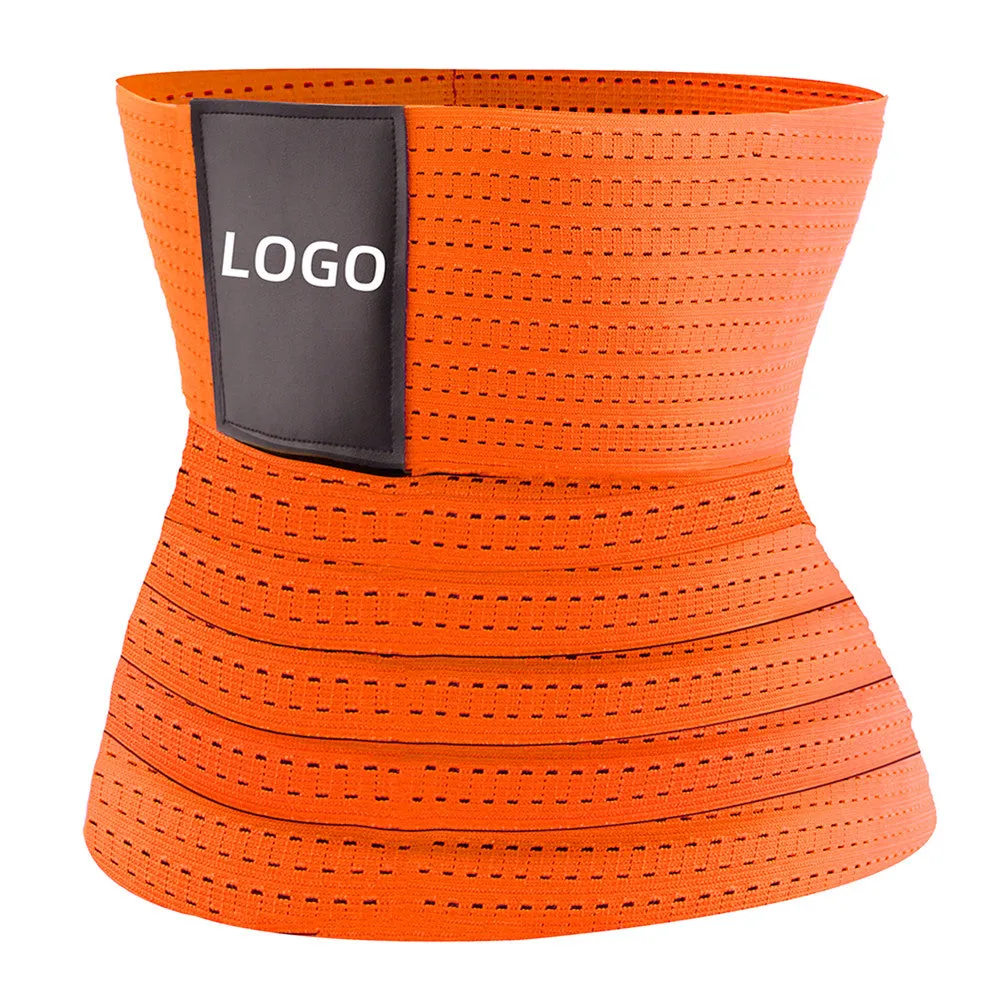 Waist Trimmer Tummy Wrap Breathable Mesh Waist Trainer Belt- One Size Fit All