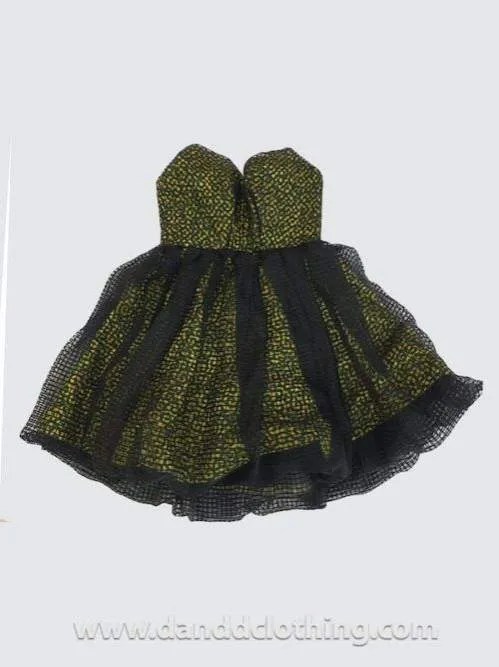 Yellow Party Dress With Net